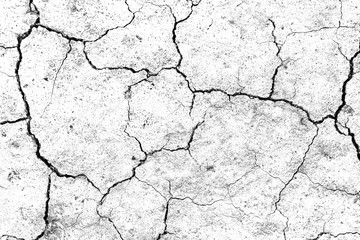 White dried and cracked ground. erosion earth background. cracked dry wall surface. white natural cracked texture