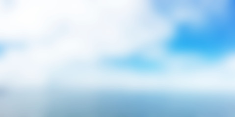 Blue sky blur abstract for background with copy space