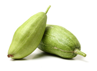 Winter melon on white background