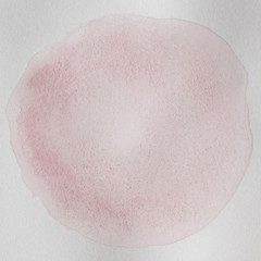 Round pale shape abstract watercolour ink backdrop
