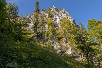 Obraz premium Hörndlwand im Herbst von Süd-osten