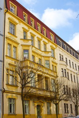An old yellow building in Prague