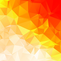 Obraz premium Orange Polygonal Mosaic Background, Creative Design Templates