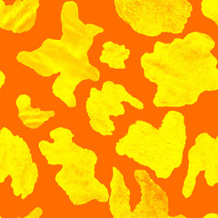 Seamless pattern with cow spots. Abstract fashion texture. 