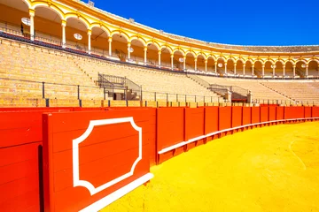 Foto op Plexiglas Bull fighting arena (Plaza de toros) in Sevilla © Arcady