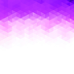 Obraz premium Purple Polygonal Mosaic Background, Creative Design Templates