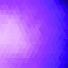 Purple Polygonal Mosaic Background, Creative Design Templates