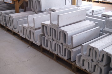 Stacked concrete exterior facilities