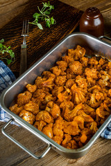 Tasty fried cauliflower.