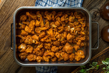 Tasty fried cauliflower.