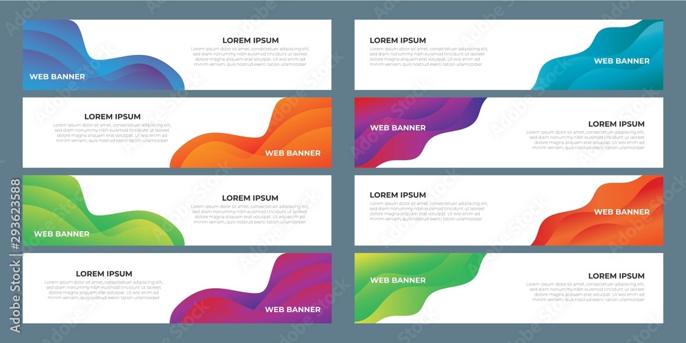 Wall mural abstract creative and modern banner background design template. for website, social media and banner
