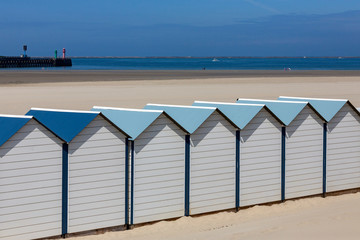Beach huts- Dunkirk - France