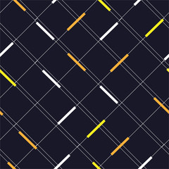 Minimal line grid with yellow and white spot modern style diagonal way , Design for fashion ,background ,wallpaper,fabric,wrapping and all graphic types
