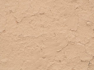 texture of a clay wall form mud house