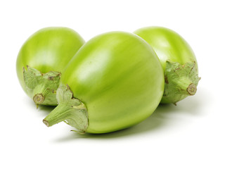 aubergine isolated on white background