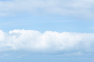 Blue sky overlay with clouds