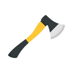 Axe tool icon. Flat illustration of axe tool vector icon for web design