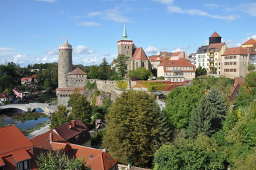 Obraz premium Bautzen - Stadt in Sachsen (Oberlausitz)