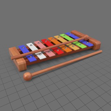 Colorful xylophone toy 2