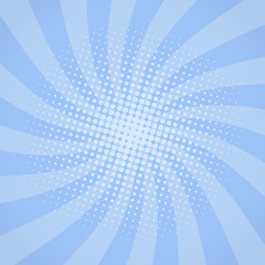 vector illustration of background in retro style with hafltone effect