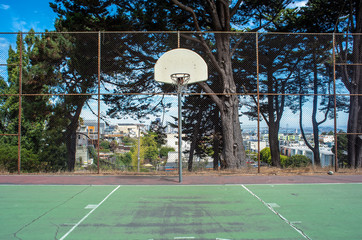 Outdoor Basketball Court