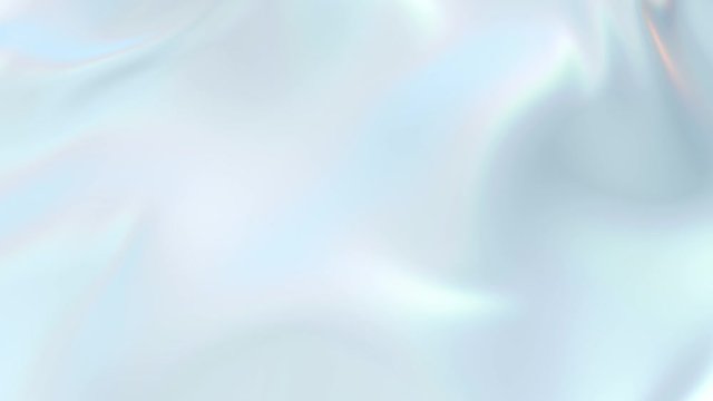 4k 3D animation of wavy surface forms ripples like in fluid surface and the folds like in tissue. White pearly silky fabric forms beautiful folds in the air in slow motion. Animated texture v23