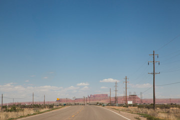 carretera del desierto de Arizona