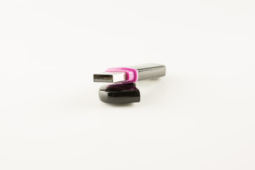 usb flash drive for storing large amounts of information is isolated