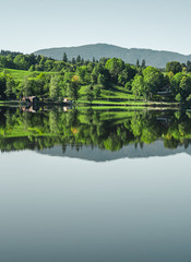 Reflections on the Bayersoiener lake