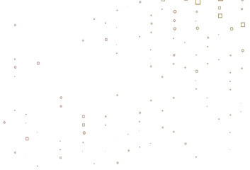 Light Yellow, Orange vector background with rectangles.