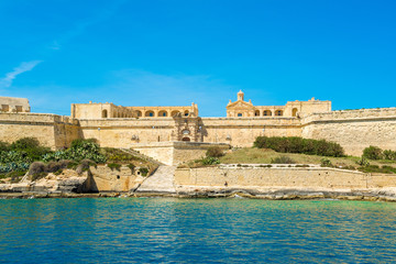 Landscape of old Fort Manoel