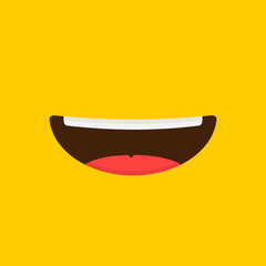 Smiley face. Yellow smile poster. World smile day. Vector illustration. Smiley vector. Smiley icon. Vector illustration.