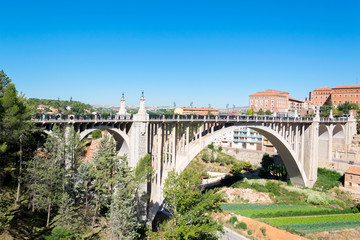 Fototapeta na wymiar Bridge of Spain located in Teruel