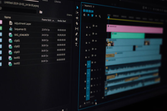 video time line 