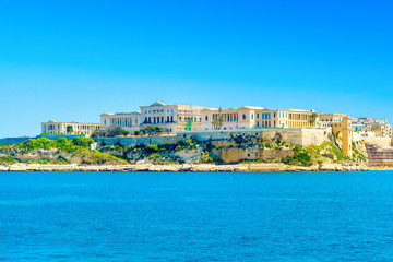 Beautiful landscape of the maltese mediterranean coast