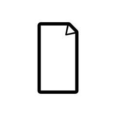 File icon. Document archive symbol