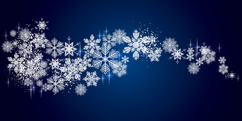 Winter snow background