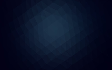 Dark BLUE vector blurry triangle texture. Shining illustration, which consist of triangles. Elegant pattern for a brand book.