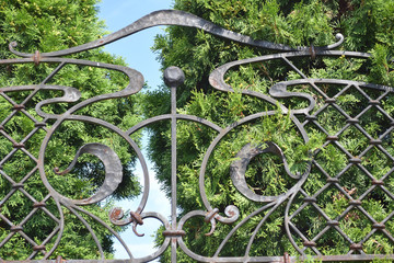 Forged fence elements, Decorative wrought iron metal products