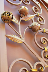 Forged fence elements, Decorative wrought iron metal products