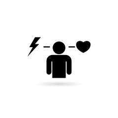 Behavior icon isolated on white background