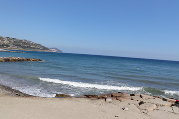 Strand bei San Lorenzo, italien