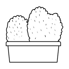 autumn plants in ceramic pots seasonal icon