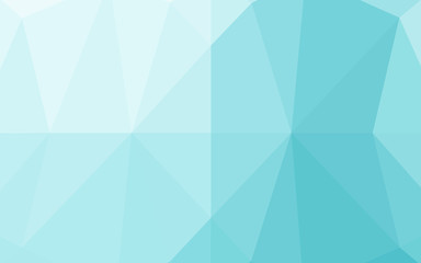Light BLUE vector blurry hexagon template. Modern geometrical abstract illustration with gradient. The textured pattern can be used for background.