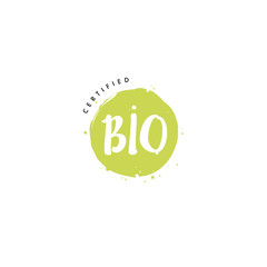 Bio natural product icons and elements collection for food market, ecommerce, organic products promotion, healthy life and premium quality food and drink.