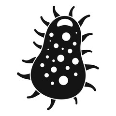 Pathogen bacteria icon. Simple illustration of pathogen bacteria vector icon for web design isolated on white background