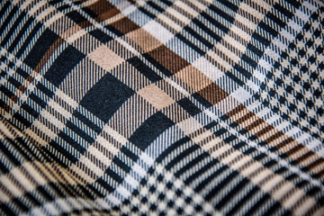 texture of a fabric with brown pattern