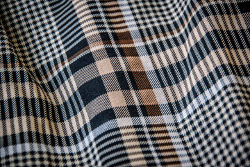 texture of a fabric with brown pattern