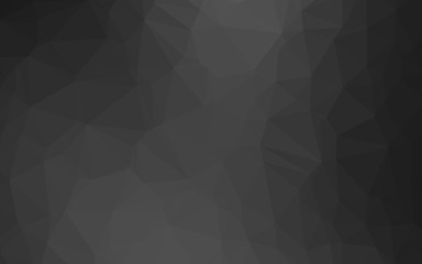 Fototapeta premium Dark Silver, Gray vector polygon abstract background. Colorful abstract illustration with gradient. Template for a cell phone background.