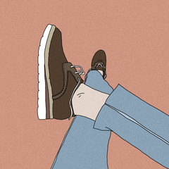 Scarpa illustrazione